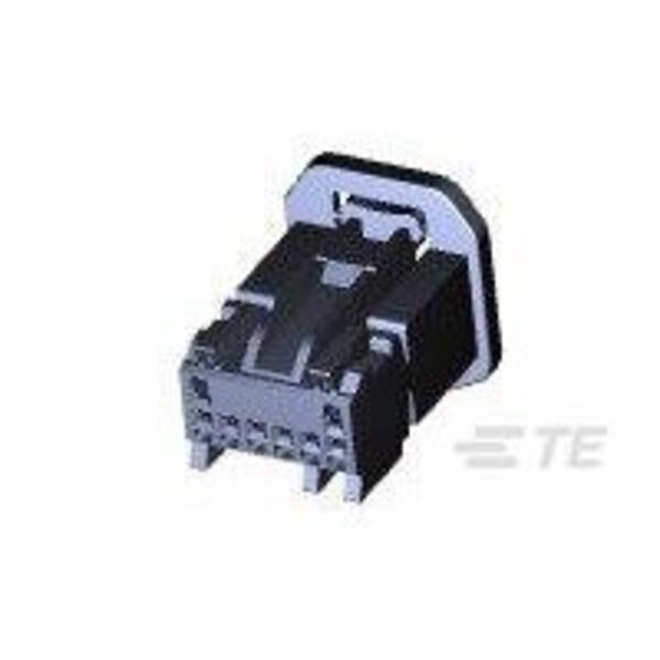8POS NANO MQS TL PLUG HOUSING CODE C, Te Connectivity, Mfr#: 2177586-3